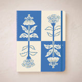 BLUE FLOWER BOUQET NOTEBOOK TRIO
