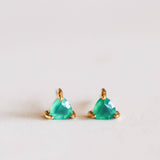 GREEN ONYX EARRINGS