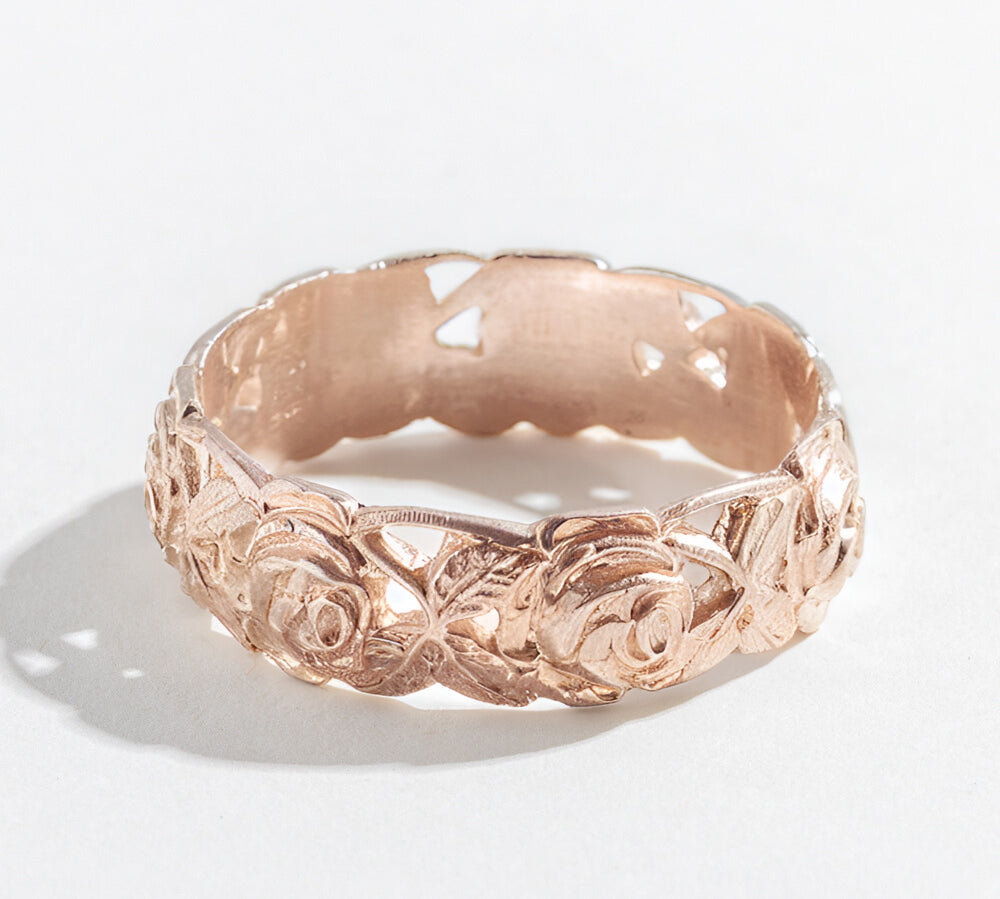 ROSEBUD BAND | STERLING SILVER