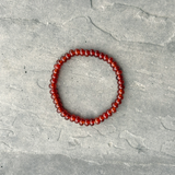 BEADED CARNELIAN BRACELET
