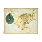VINTAGE ZODIAC ASTROLOGY PRINT