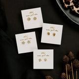 MUSHROOM PAVÉ STUDS