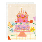 CHERRY CAKE | BIRTHDAY CARD | SEEDLINGS PLANTABLE ENVELOPE