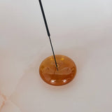TRANSLUCENT GLASS BUBBLE INCENSE HOLDER