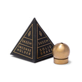 BRASS SPHERE INCENSE HOLDER