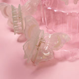 ACETATE LUNAR MOTH HAIR CLAW WITH CRESCENT MOONS