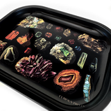 DARK GEMSTONE & CRYSTAL CATCHALL TRAY