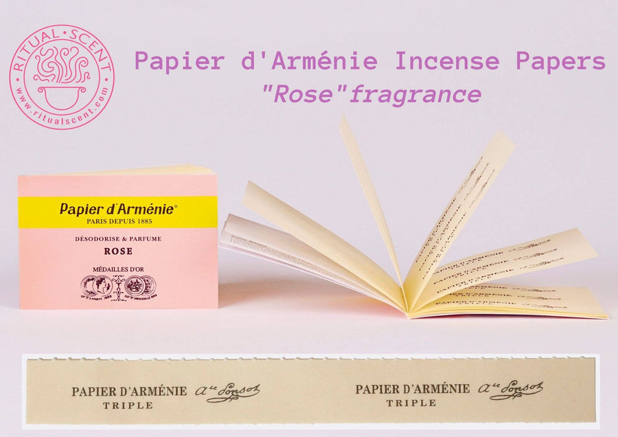 LA ROSE INCENSE PAPER BOOKLETS | RITUAL SCENT