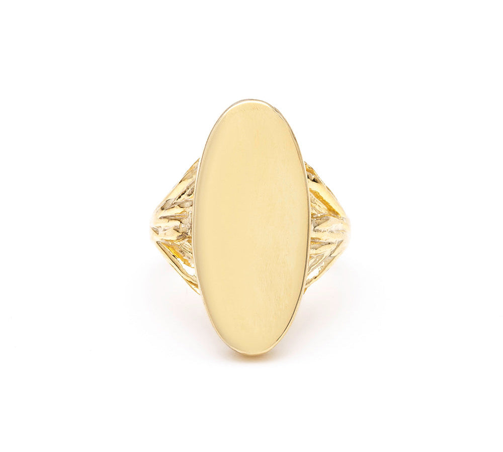 ROOTS SIGNET RING