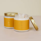 JaxKelly - 4oz Clear Crystal Candles - Citrine - Success