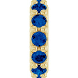 BIRTHSTONE SPACER CHARM PENDANT