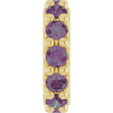 BIRTHSTONE SPACER CHARM PENDANT