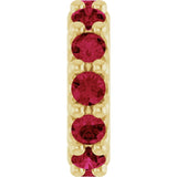 BIRTHSTONE SPACER CHARM PENDANT