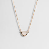 LUNA NECKLACE | STERLING SILVER & MOONSTONE