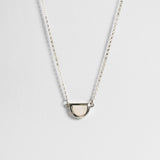 LUNA NECKLACE | STERLING SILVER & MOONSTONE