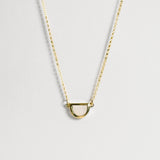 LUNA NECKLACE | STERLING SILVER & MOONSTONE