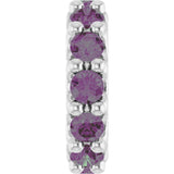 BIRTHSTONE SPACER CHARM PENDANT