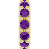 BIRTHSTONE SPACER CHARM PENDANT