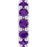 BIRTHSTONE SPACER CHARM PENDANT