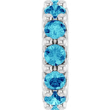 BIRTHSTONE SPACER CHARM PENDANT