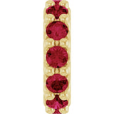 BIRTHSTONE SPACER CHARM PENDANT