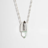 GREEN PHANTOM QUARTZ NECKLACE
