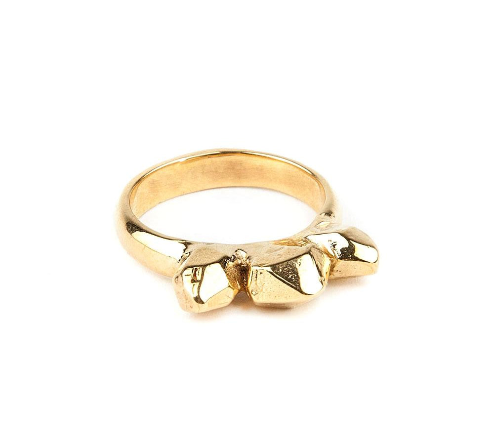 TRIPLE SPIKE RING