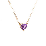 TRILLION PENDANT NECKLACE | AMETHYST