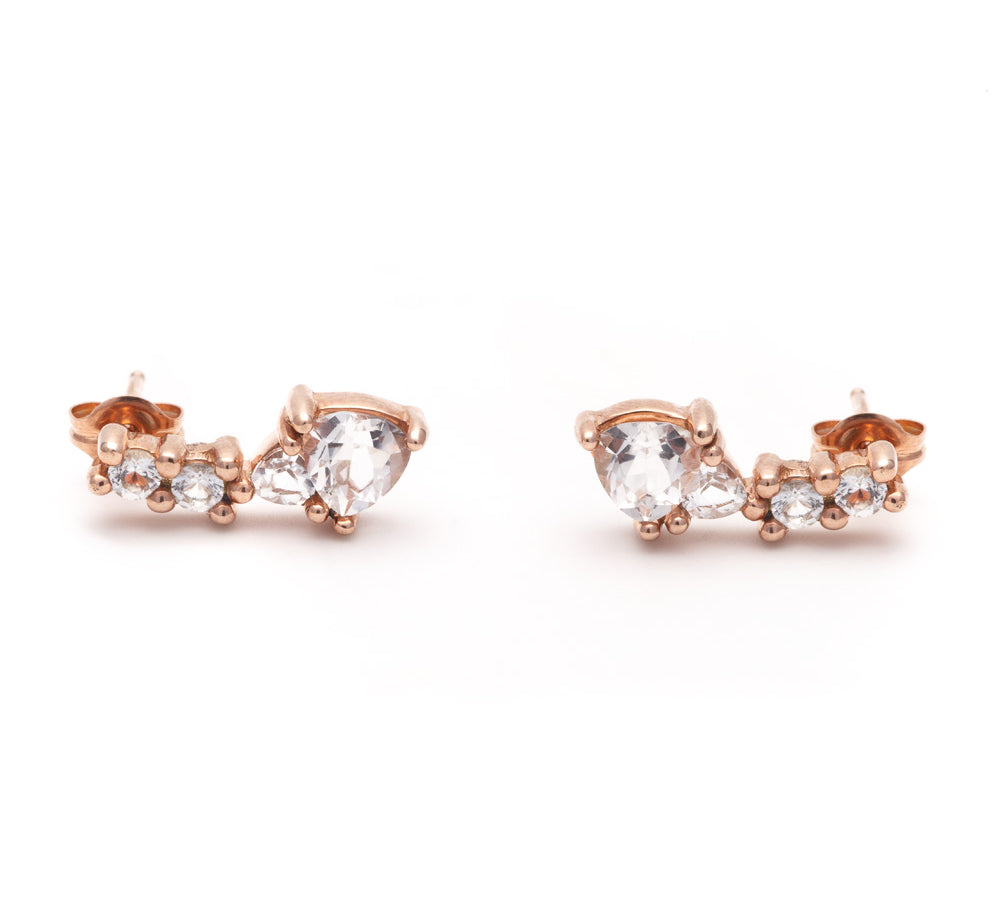 TRILLION PRAXIS CLIMBER EARRINGS | HERKIMER