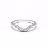 PAVÉ ARC 9 STONE CONTOUR BAND | 14K GOLD & DIAMOND