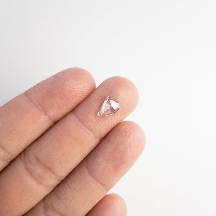 0.98ct 9.37x6.33x2.23mm Amorphous Geo Rosecut 18117-12 - Misfit Diamonds
