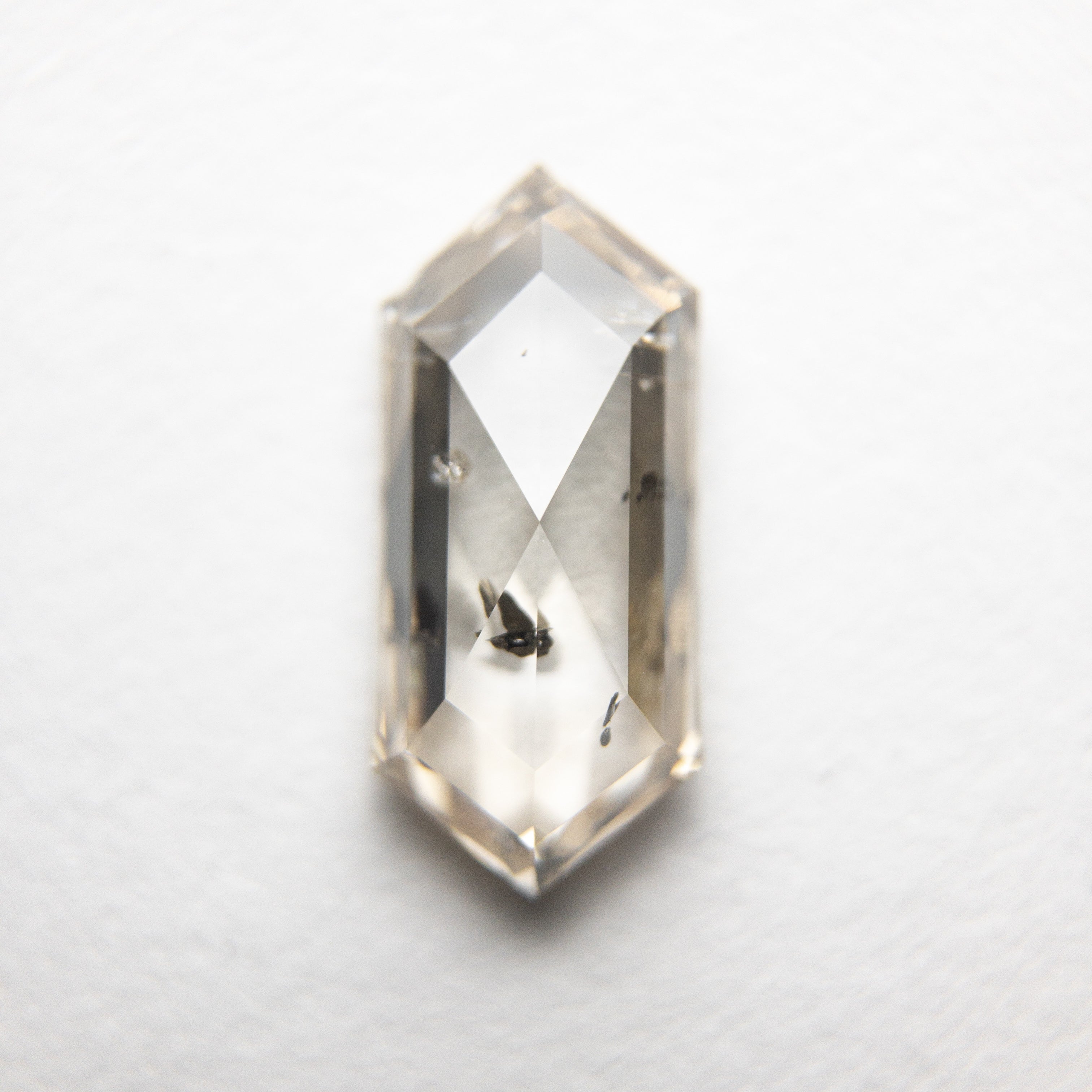 1.39ct 11.00x5.02x2.81mm Hexagon Rosecut 18369-07 - Misfit Diamonds