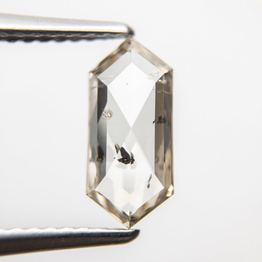 1.39ct 11.00x5.02x2.81mm Hexagon Rosecut 18369-07 - Misfit Diamonds