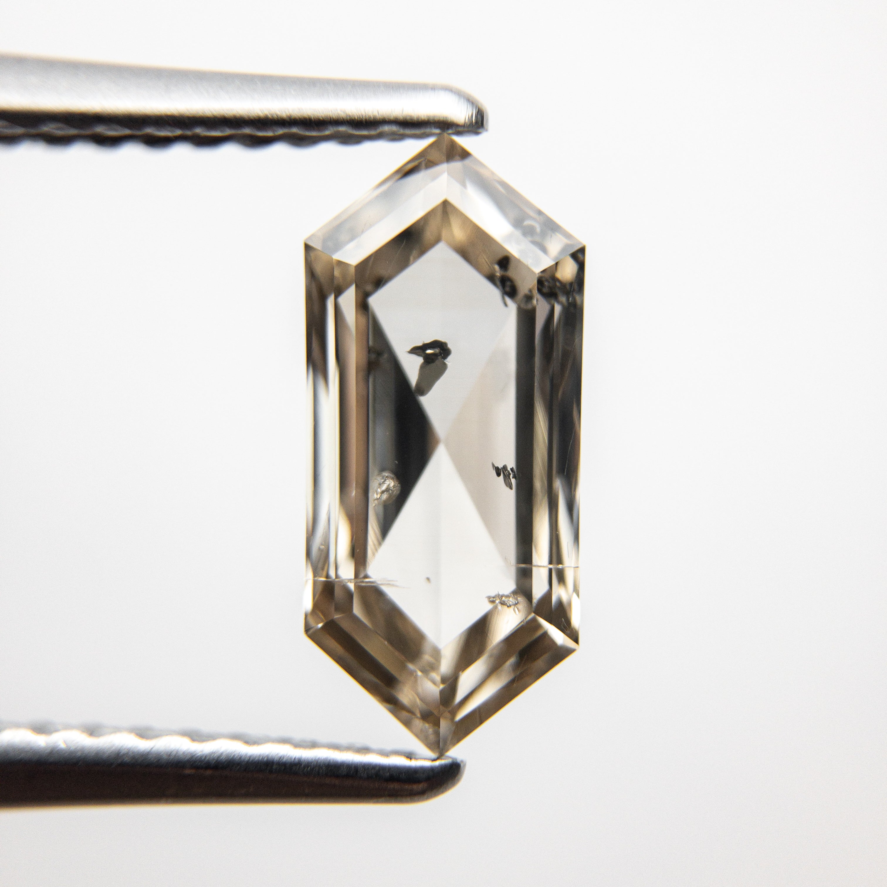 1.39ct 11.00x5.02x2.81mm Hexagon Rosecut 18369-07 - Misfit Diamonds