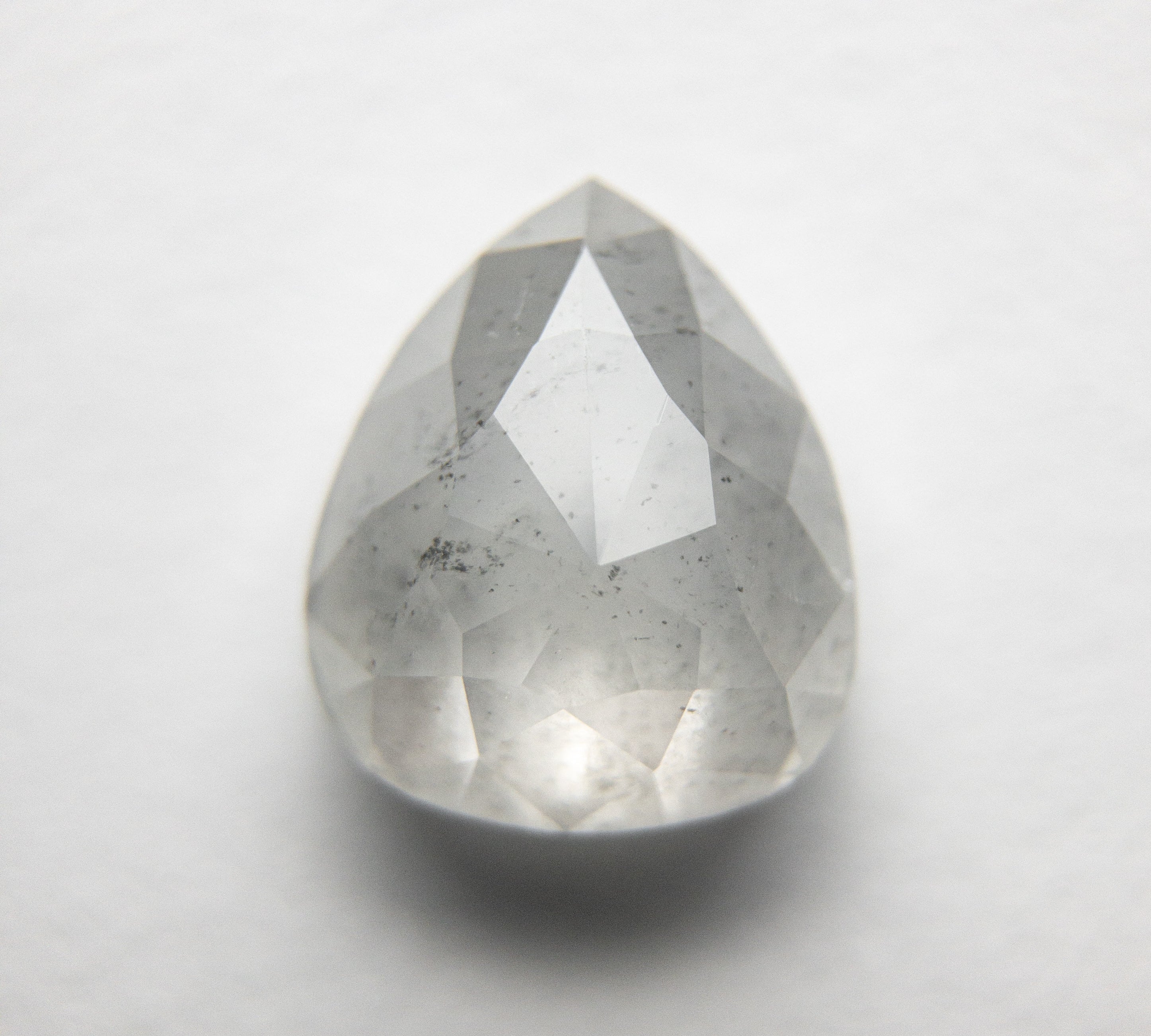 2.59ct 9.03x7.69x4.12mm Pear Double Cut 18386-19 - Misfit Diamonds