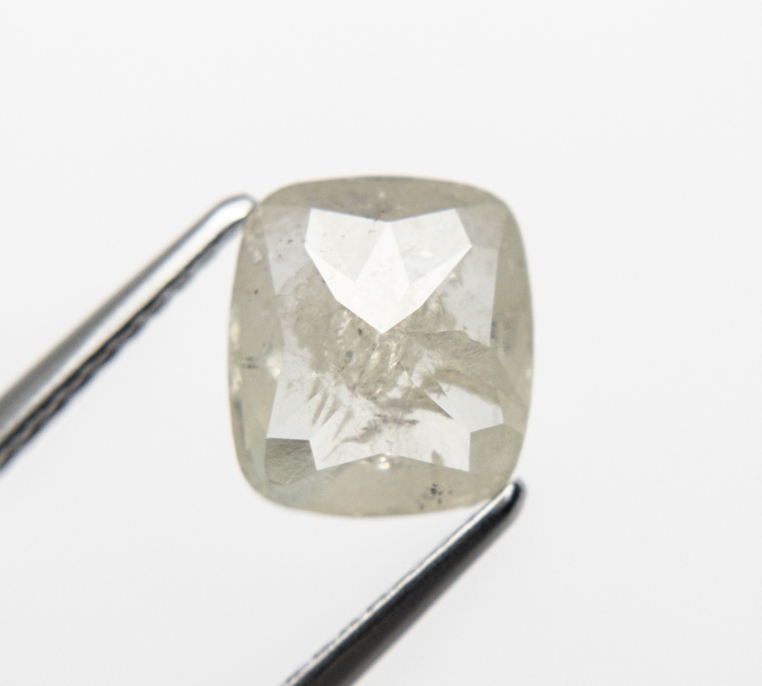 2.14ct 8.26x7.39x3.66mm Cushion Rosecut 18727-05 - Misfit Diamonds