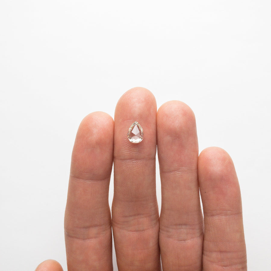 1.04ct 8.62x6.34x2.34mm VS2 L-M Pear Rosecut 18879-07 🇷🇺 - Misfit Diamonds
