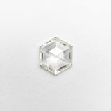 0.52ct 6.64x6.50x1.82mm I1+ H Hexagon Rosecut 19386-20