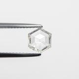 0.52ct 6.64x6.50x1.82mm I1+ H Hexagon Rosecut 19386-20