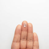 0.76ct 8.04x5.34x2.02mm SI1 E Pear Rosecut 19594-01