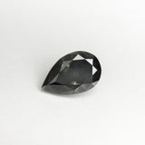 1.03ct 8.00x5.24x3.52mm GIA I1 Fancy Dark Grey Pear Brilliant 19924-01