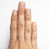 0.83ct 6.22x5.93x1.71mm Geometric Portrait Cut Sapphire 20876-01
