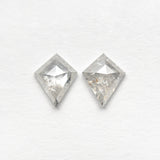0.76cttw 2pc 6.21x5.00x1.93mm 6.22x4.99x1.92mm Kite Rosecut Matching Pair 20951-36