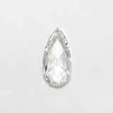 0.71ct 9.52x4.66x1.96mm SI2 F Pear Rosecut 21225-01 🇨🇦