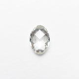 0.59ct 6.74x4.60x2.09mm SI1 J Oval Rosecut 21314-01