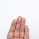 0.61ct 8.00x5.43x1.60mm VVS2 J Oval Rosecut 21355-01