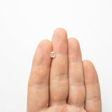 1.01ct 6.03x5.21x3.62mm GIA VS2 Champagne Cushion Brilliant 21596-01