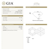 1.01ct 6.97x6.07x3.20mm GIA VS1 I Hexagon Step Cut 20714-01