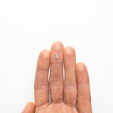 0.47ct 6.81x4.05x2.36mm Crescent Moon Rosecut 22347-14