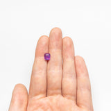 1.53ct 6.61x6.09x3.70mm Cut Corner Rectangle Step Cut Sapphire 23004-01